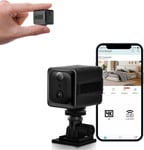 Camera Espion, Supérieur 4K Mini Camera Espion Sans Fil, Caméras De Surveillance Sans Fil Interieur/Extérieur, Caméra Espion Discrete Avec Detecteur Mouvement Et Vision Nocturne