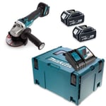 meuleuse makita DGA506RFJ 18.0 V avec batterie sans fil 3.0 Ah