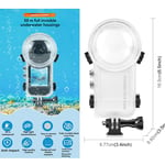 Invisible Dive Shell Waterproof Case for Insta360 X4 Sport Camera Accessories