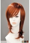 World Wigs Perruque Blonde Carré Long Plongeant/Mèche