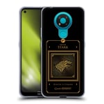 Head Case Designs sous Licence Officielle HBO Game of Thrones Complètement Frontière Symboles d'or Coque en Gel Doux Compatible avec Nokia 3.4