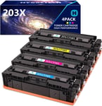 203X Toner Compatible Remplacement 203X 203A Cf540X Cf541X Cf542X Cf543X Toner Pour Color Laserjet Pro Mfp M281Fdw M281Fdn M254Dw M254Nw M280Nw M254Dn M281Cdw[DYJ073437]