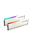 G.Skill Ripjaws M5 RGB DDR5-6000 - 32GB - CL36 - Dual Channel (2 pcs) - Intel XMP - Hvit med RGB