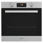 Indesit IFW6340WH 595mm Built in Electric Single Oven with 66L Capacity in White