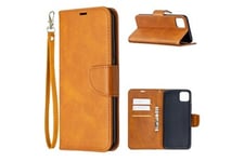 Magunivers Coque et étui téléphone mobile Etui en pu avec support marron clair pour votre realme c11