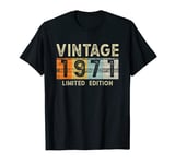 51st Birthday Gifts Vintage 1971 Limited Edition For Women T-Shirt