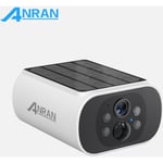 Anran - Caméra Surveillance solaire 4MP WiFi Extérieur sans Fil,compatible avec le kit de surveillance