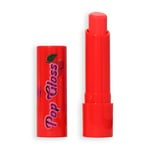 I Heart Revolution Pop Gloss Balm, Baume à Lèvres Hydratant Finition Glossy et Touche de Couleur, Végan et Sans Cruauté, Rouge Cerise