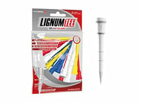 Lignum Longridge Longridge Golf Tees Ring System Tee (Pack of 16) - Multi-Color, 62 mm