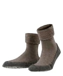 FALKE Cosyshoe M HP laine picots sur la semelle 1 paire, Chaussettes Chaussons Homme, Marron (Porto Melange 5201), 39-40