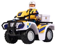 Simba 109251093 Fireman Sam Police Quad with Malcolm Figure, with Ac (US IMPORT)