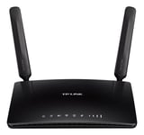 TP-Link langaton 3G-/4G-reititin, 2,4GHz, 300Mbps, 4x LAN/WAN, musta