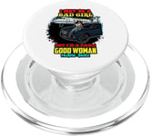 I May Be A Bad Girl But I'm A Damn Good Woman Melanin Queen PopSockets PopGrip for MagSafe