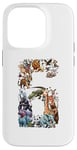 Coque pour iPhone 14 Pro Animaux du zoo pour 6e anniversaire de 6 ans