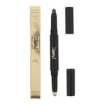 Yves Saint Laurent Duo Smoker 3 Smoky Brown Cream Eye Shadow Duo 2 x 0.8g