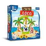 Trefl-Coco Loco, Premier Jeu de Plateau-Jeu de plateau pour les plus jeunes, Animaux exotiques, Jeu coopératif pour les tout-petits, Grands éléments, Apprendre en jouant