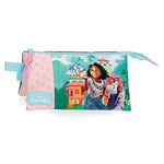 Disney Charme Casita Los Madrigal Trousse Triple Multicolore 22 x 12 x 5 cm Microfibre, multicolore, Trousse triple