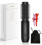 2 in 1 Cordless Hair Curler and Straightener Brush Pro., 9600mAh Rechargeable Hair Curling Heated Brush for Hair Styling, Portable Anti-Scald Hair Salon for Travel and All Hair Types, 150℃-210℃