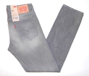 LEVI'S - Men's NEW 513 Slim Straight Fit Jeans 33"W X 34"L Grey Denim