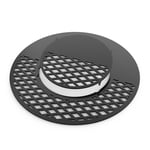 Onlyfire Non-Stick Ceramic Coating Grill Grate with Removable Searing Grate Replacement for Weber 22" Charcoal Kettle Grill, Charcoal BBQ Grilling Accessory for Vortex Cooking