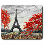 Computer Mouse Mat - Paris Eiffel Tower France Drawing Art Office Gift #14785