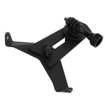 Black Motorcycle Front Camera Mount Holder Steel Driving Recorder Camera