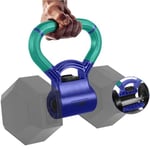 Yes4All TPH9 Poignée de Kettlebell, Sarcelle et Violet, Convertit les Haltères en Kettlebells