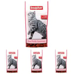 BEAPHAR – Friandises Exo’Poils goût Saumon, friandises au Malt pour Chat – Empêche la Formation de Boules de Poils – Favorise Le Bien-être intestinal – Sachet refermable avec Zip – 35 g (Lot de 4)