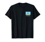 St Lucia St Lucian Flag T-Shirt