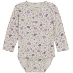 Minymo body med lilla blomster, Eggnog