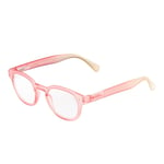 New +3.0 Desert Rose Pink Horn Rimmed Reading Glasses Mens Women Reader Dioptre