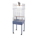 IMAC Cage à Oiseaux EZIA Special Bleu pour Oiseaux