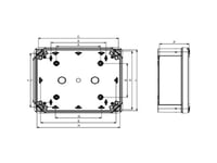 Schneider Electric Nsytbs11116 Väggmonterat Hölje 116 X 116 X 62 Abs Gråvit (Ral 7035) 5 St