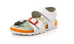 KICKERS SUNKRO Sandale, Blanc Sunshine, 32 EU