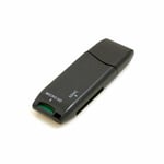 SYSTEM-S 2 IN 1 USB Type A 3.0 To Micro SD SDXC SDHC Card Reader Adapter Schwa