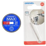 Dremel MAX Roue de coupe haute performance (SC545DM) Disque de coupe revêtement diamant & 562 Foret accessoire de découpe de carrelage faience pour pour Outil Multifonction Rotatif