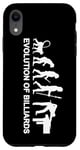 Coque pour iPhone XR Évolution du billard Sports de queue 8 Ball Pool Billard