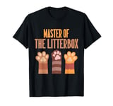 Master of the Litterbox Cat Dad T-Shirt