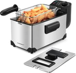 Deep  Fat  Fryer  2200W ,  3  Litre  Deep  Fryer  Easy  Clean ,  with  Viewing