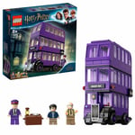 LEGO Harry Potter Knight Bus Triple-decker Collectible Set & Minifigures 75957