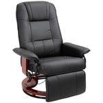 Ergonomic Recliner Sofa Chair PU Leather Armchair Lounger Footrest