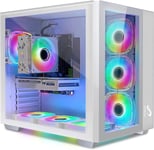 PC Gamer Fixe,Ordinateur Gaming,RTX 3060 12Go, Core I7-10700KF jusqu'à 5,1GHz,16Go DDR4, 1To SSD, WiFi 600M,BT 5.0, Ventilateur RVB x 7, W11H64.[V1550]