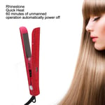 Professional Smart Ceramic Flat Iron Hair Straightener Curler US Plug