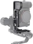 Plateau Rapide Coudé En L Pour Appareil Photo Alpha A7Cr (Ilce-7Cr), A7Cii (Ilce-7Cm2), Pour Dji Ronin Rs2/Rsc2/Rs3/Rs3 Pro/Mini Stabilisateur Arca Swiss