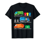 Garbage Truck Recycle Bins Junk Dumpster Rubbish Lorry Toy T-Shirt