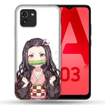 Cokitec Coque pour Samsung Galaxy A03 Manga Demon Slayer Nezuko Multicolore