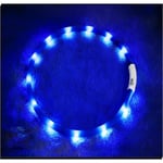 LED-halsband för hund, USB-laddningsbart lysande hundhalsband, upplyst halsband förbättrad husdjurssäkerhet