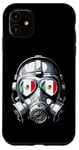 Coque pour iPhone 11 Drapeau Mexicain Mexique Homme Masque à Gaz Graphique