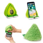 Gifts for Readers & Writers Plusheez Mobile Phone Holder | 2in1 Phone Stand with Micro Fibre Wipe | Screen Cleaner | Phone Stand for Kids Children Adults | eReader/Kindle/Smartphone/Tablet Compatible