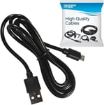 HQRP Micro USB Cable Compatible with Bose Soundlink Air, Handy II, Mini